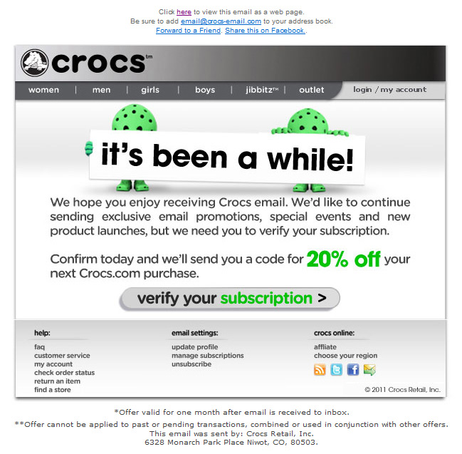 crocs-reengagement