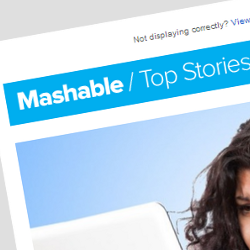 Case Study: Mashable and the 5 Must-Have Elements of a Solid Newsletter